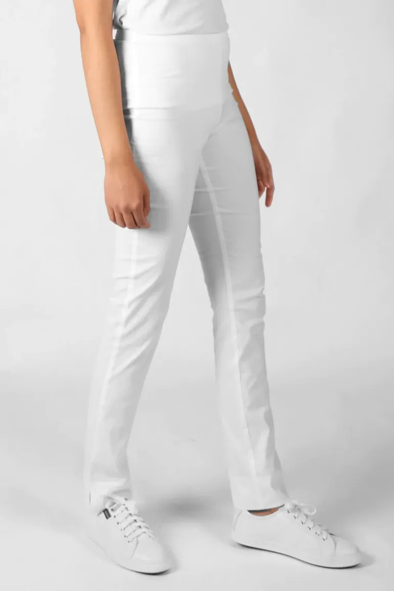 Acrobat Slim Leg Pant In White By Verge