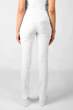 Acrobat Slim Leg Pant In White By Verge