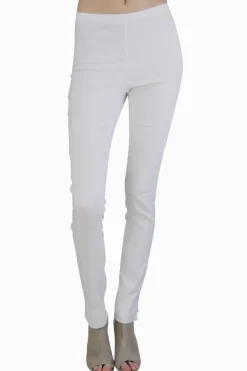 Acrobat Slim Leg Pant In White By Verge