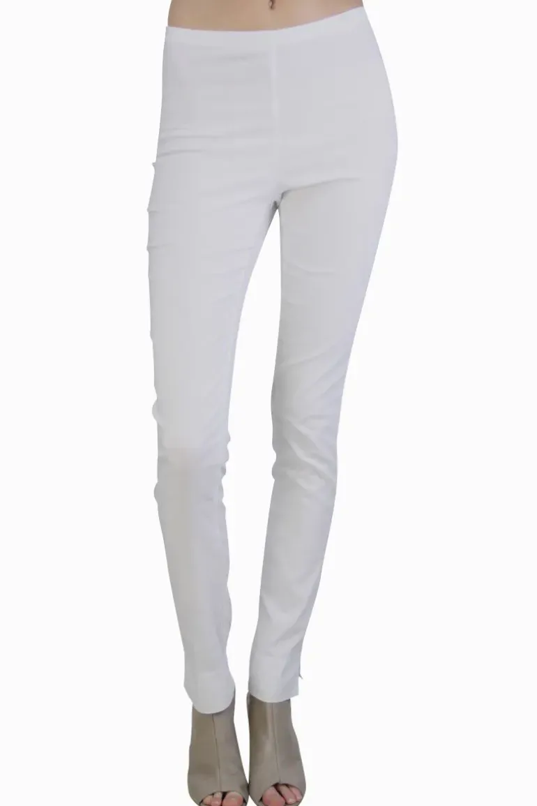 Acrobat Slim Leg Pant In White By Verge