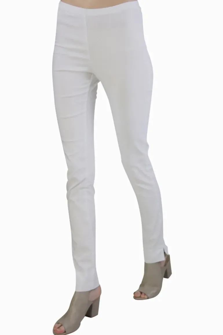 Acrobat Slim Leg Pant In White By Verge