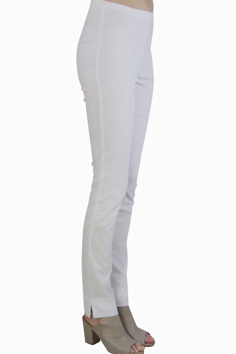 Acrobat Slim Leg Pant In White By Verge