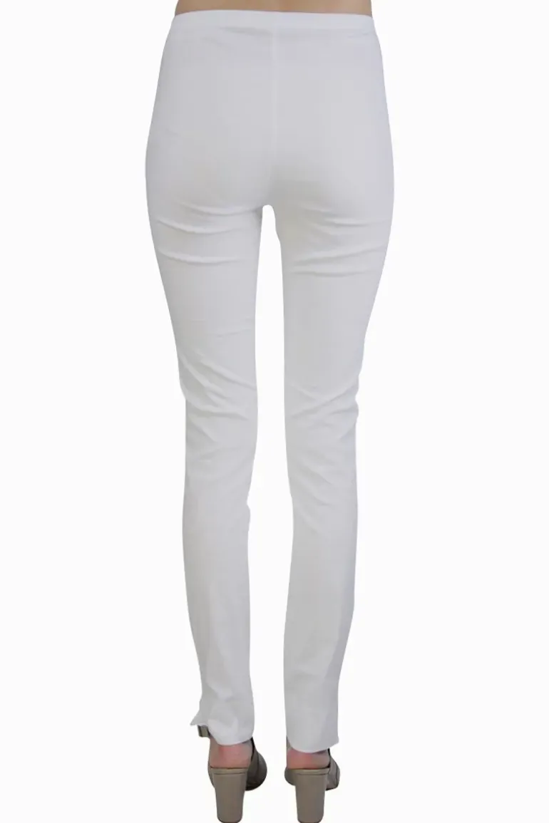 Acrobat Slim Leg Pant In White By Verge