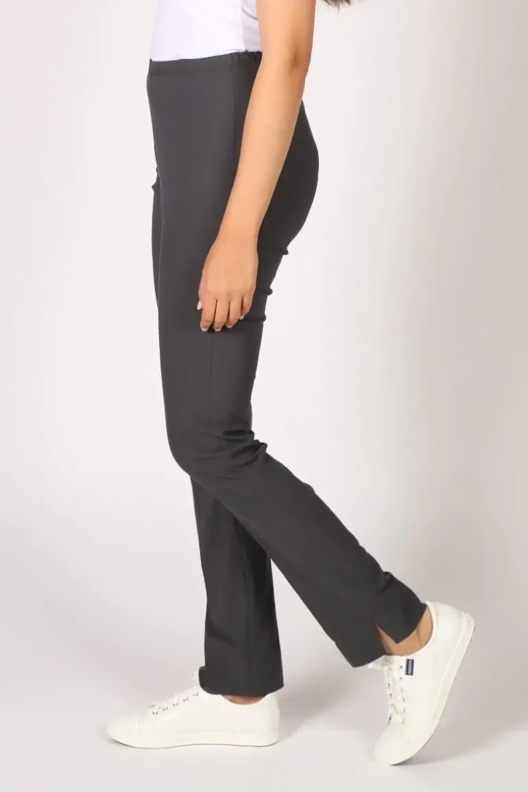 Acrobat Slim Leg Pant In Charcoal By Verge