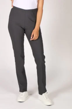 Acrobat Slim Leg Pant In Charcoal By Verge