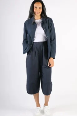 Amici Cotton Up Wind Jacket In Navy