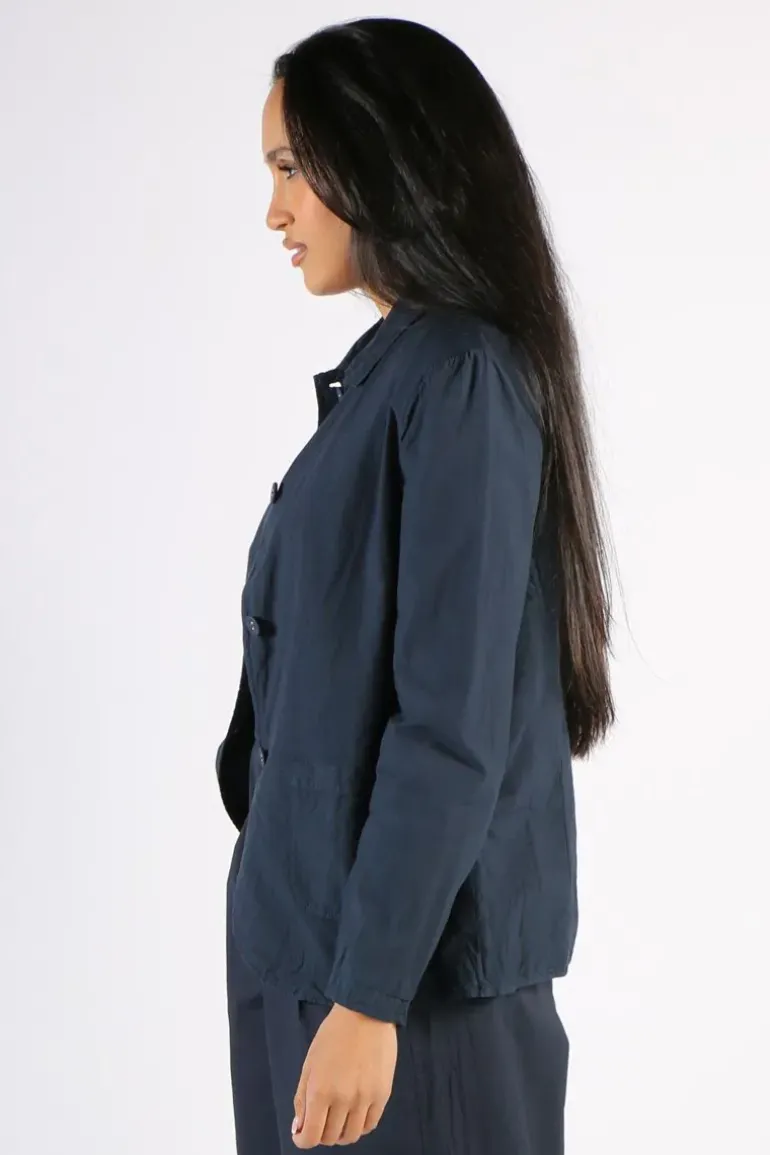 Amici Cotton Up Wind Jacket In Navy