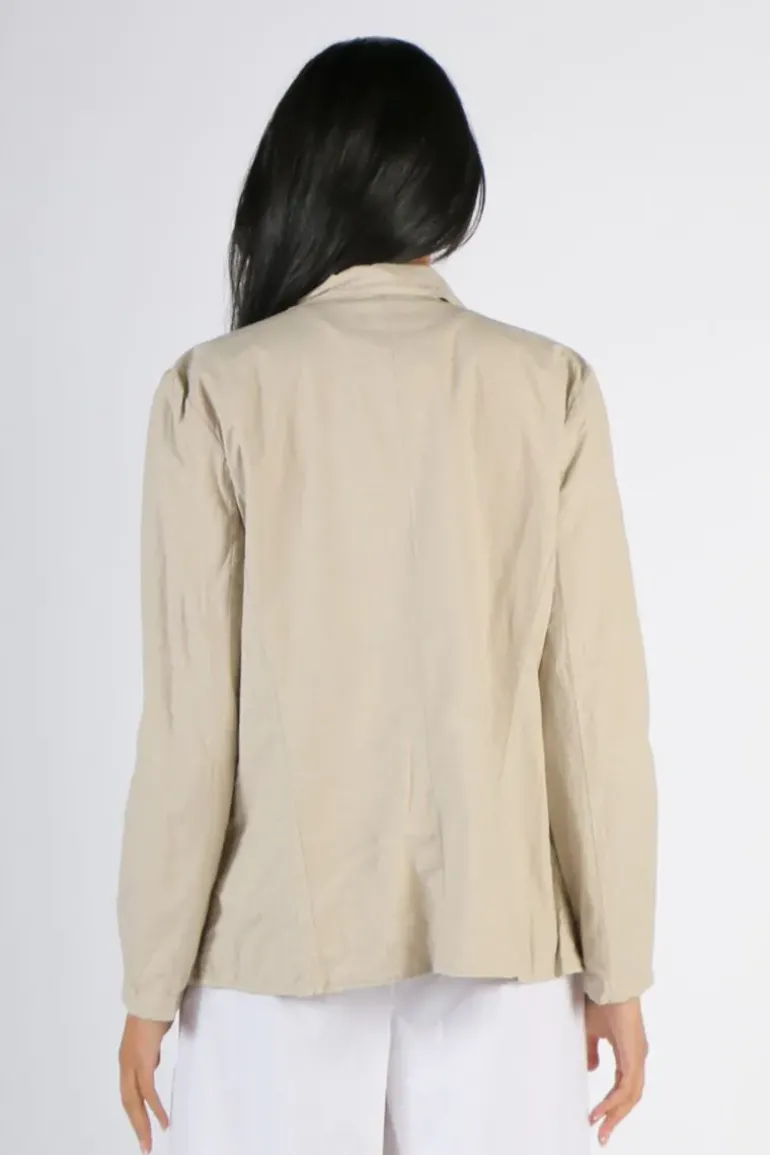 Amici Cotton Up Wind Jacket In Sand