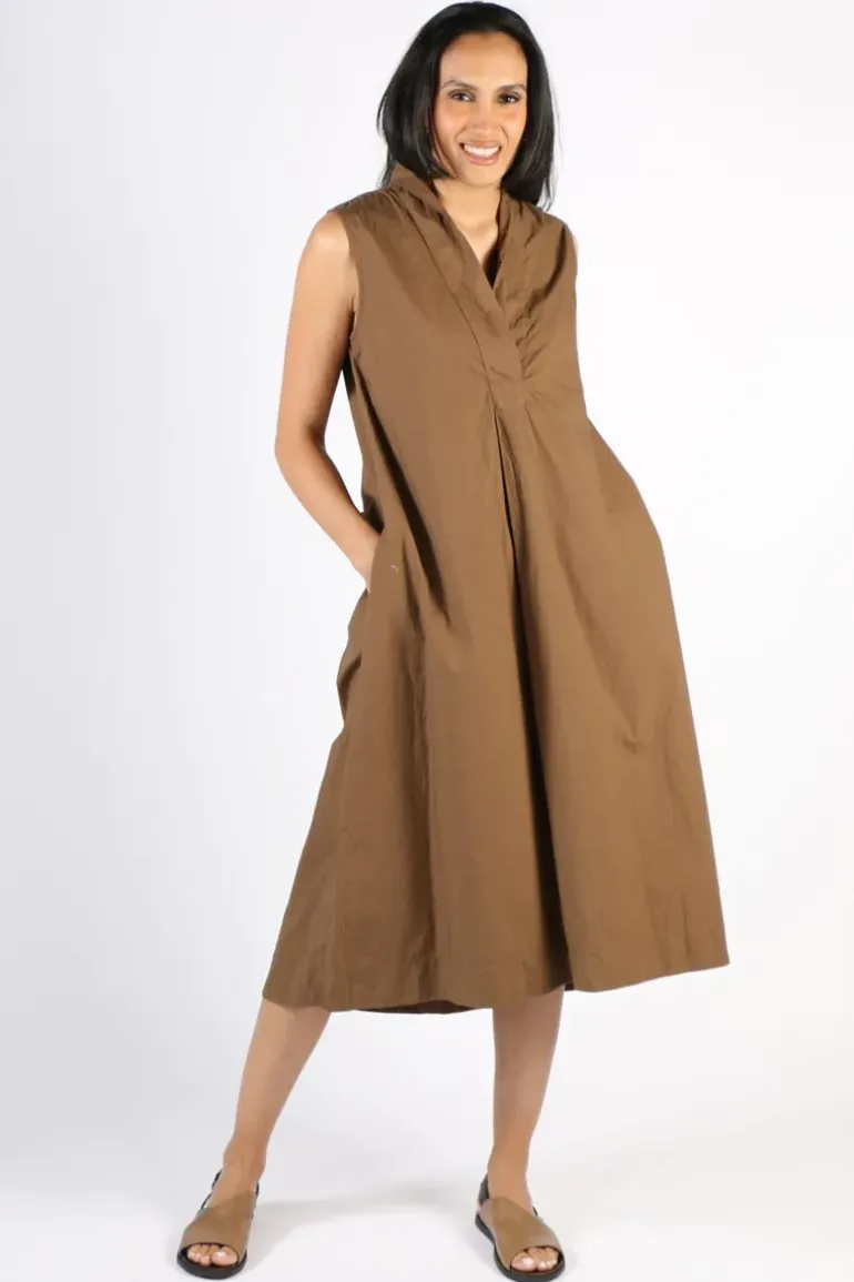 Amici Swan Dress In Bark