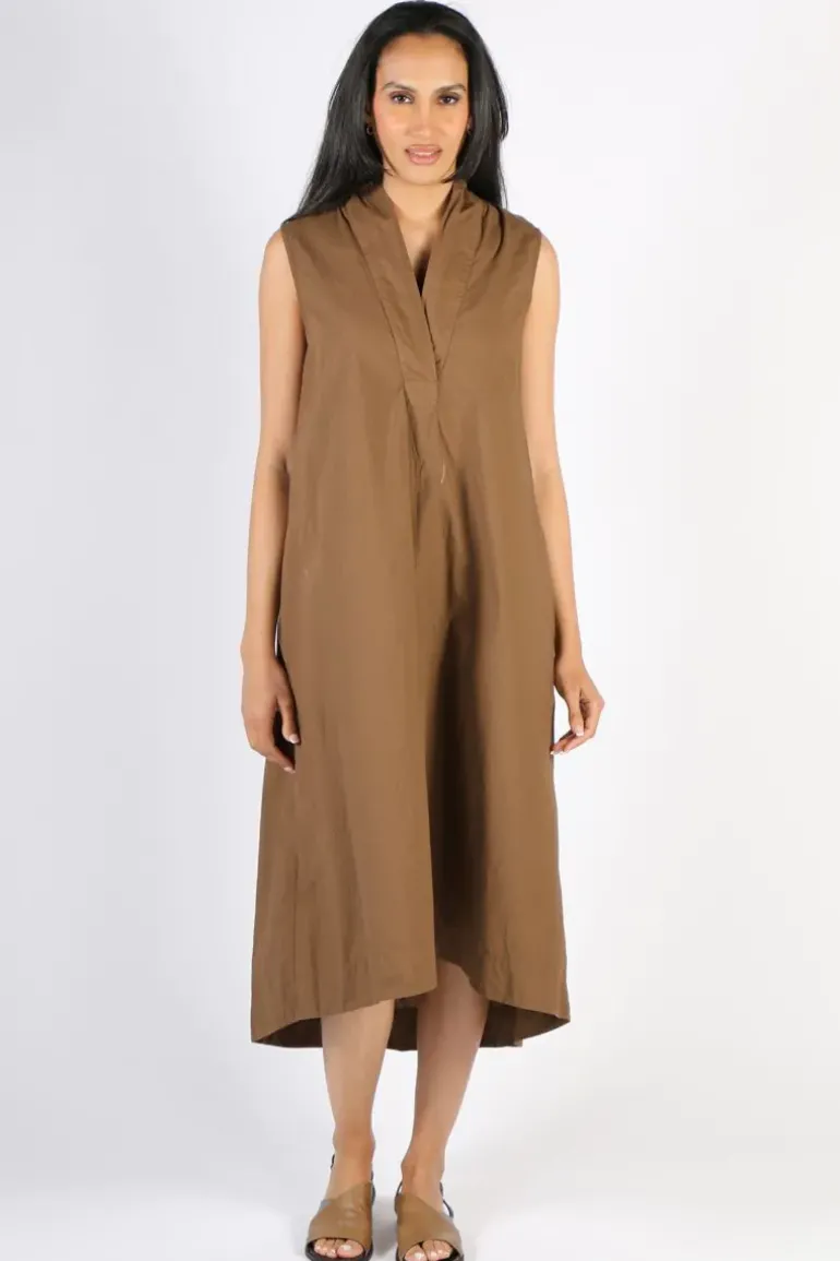 Amici Swan Dress In Bark