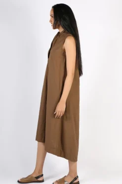 Amici Swan Dress In Bark