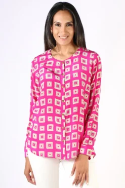 Anupamaa Agni Check Shirt In Pink