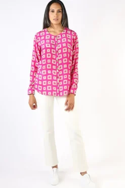 Anupamaa Agni Check Shirt In Pink