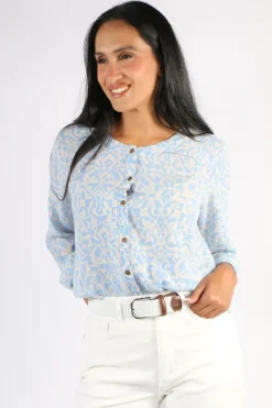 Anupamaa Agni Deco Shirt In Sky