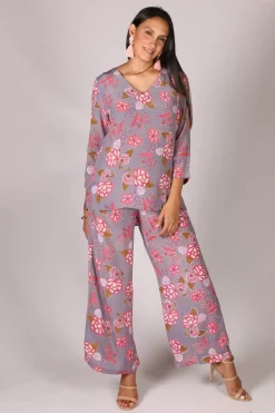 Anupamaa Amina Garden Top In Lilac