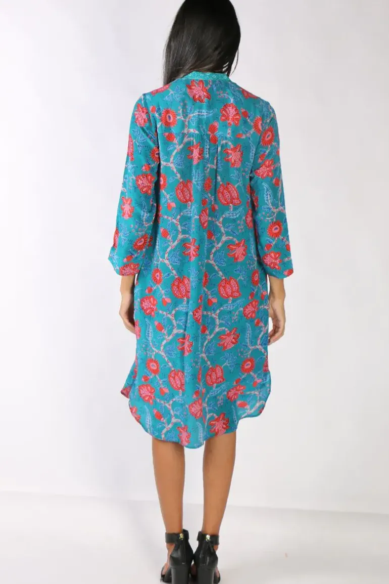 Anupamaa Anya Bouquet Dress In Steel