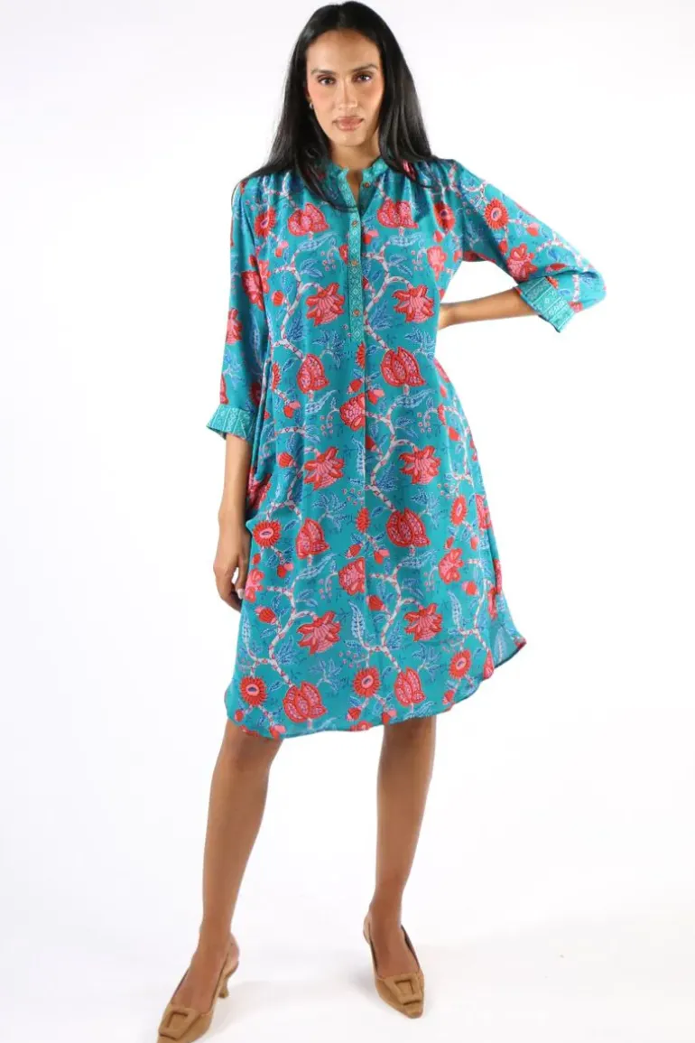 Anupamaa Anya Bouquet Dress In Steel