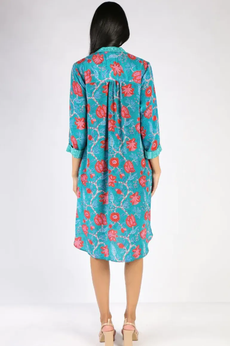 Anupamaa Anya Bouquet Dress In Steel