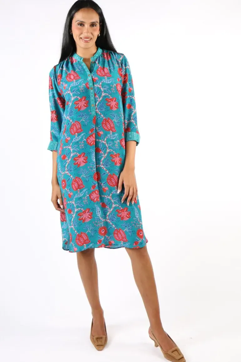 Anupamaa Anya Bouquet Dress In Steel