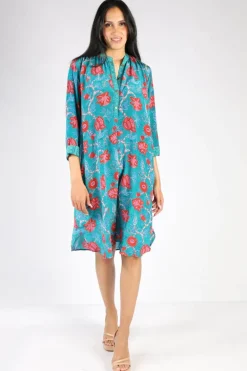 Anupamaa Anya Bouquet Dress In Steel