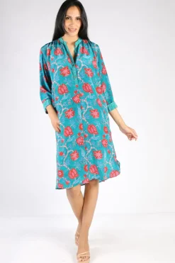 Anupamaa Anya Bouquet Dress In Steel