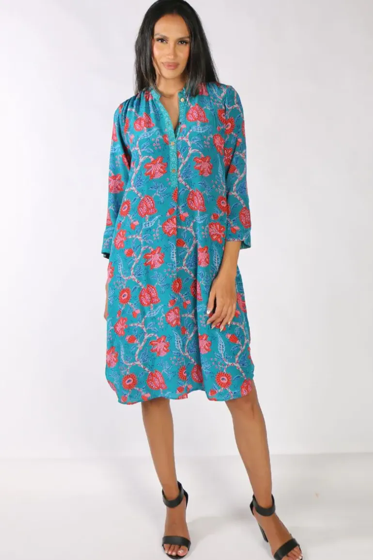 Anupamaa Anya Bouquet Dress In Steel