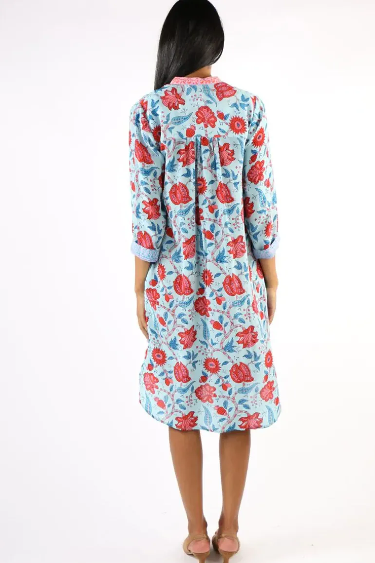 Anupamaa Anya Bouquet Dress In Aqua