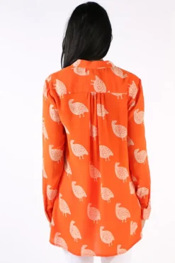 Anupamaa Bird Agni Shirt In Orange