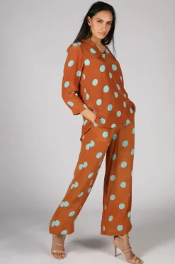 Anupamaa Palazzo Spot Pant In Tan