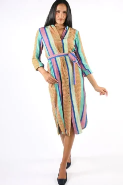Anupamaa Printed Kumkum Dress In Multi