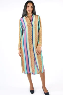 Anupamaa Printed Kumkum Dress In Multi