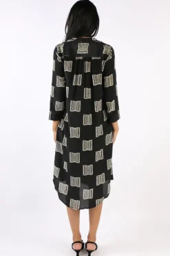 Anupamaa Roma Block Dress In Black