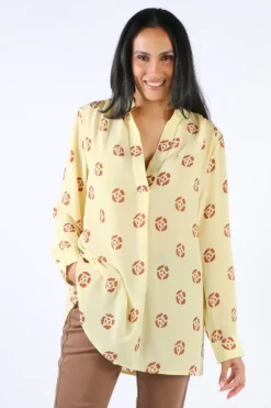 Anupamaa Roma Pansy Shirt In Tan