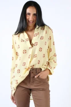 Anupamaa Roma Pansy Shirt In Tan