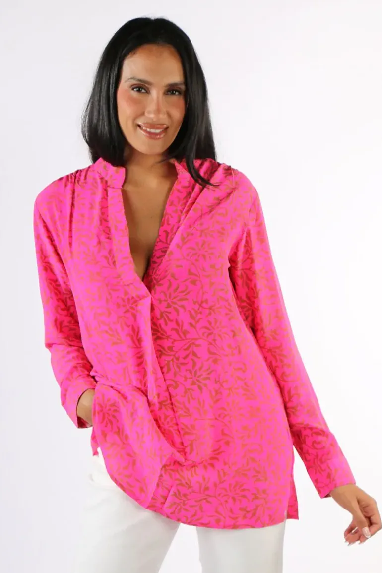 Anupamaa Roma Vine Shirt In Pink