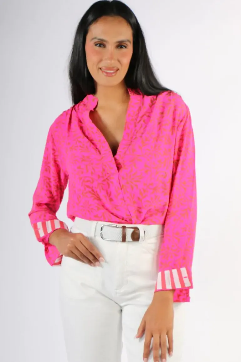 Anupamaa Roma Vine Shirt In Pink