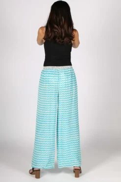 Aqua Palazzo Pant By Anupamaa