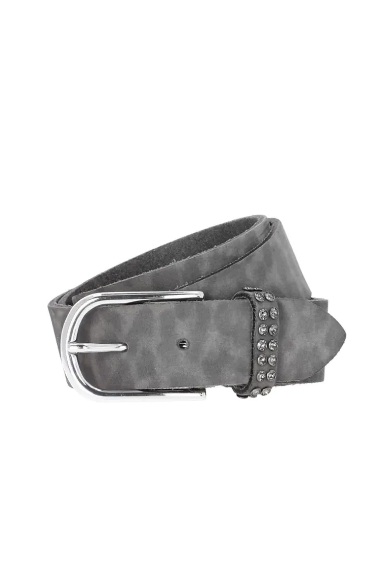 B Belt Leopard Belt In Black