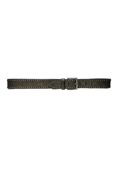 B Belt Studded Ned Belt In Anthracite