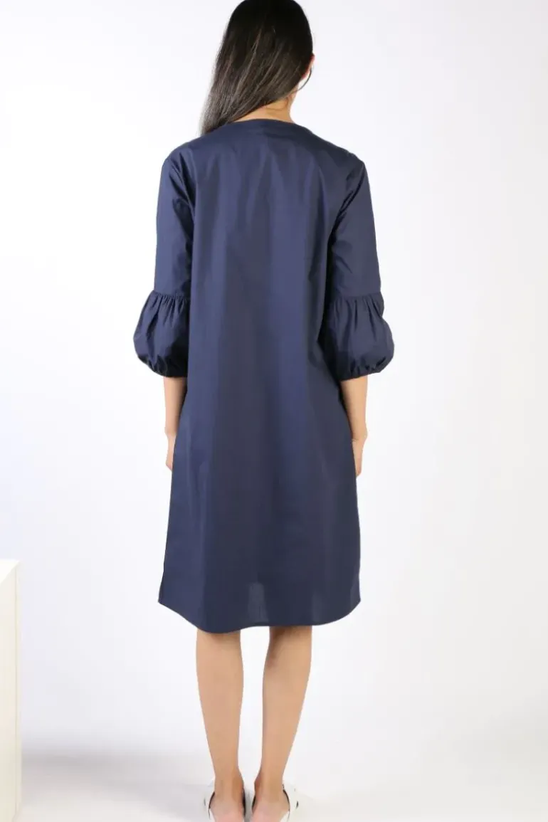 Bagruu Azrah Dress In Navy
