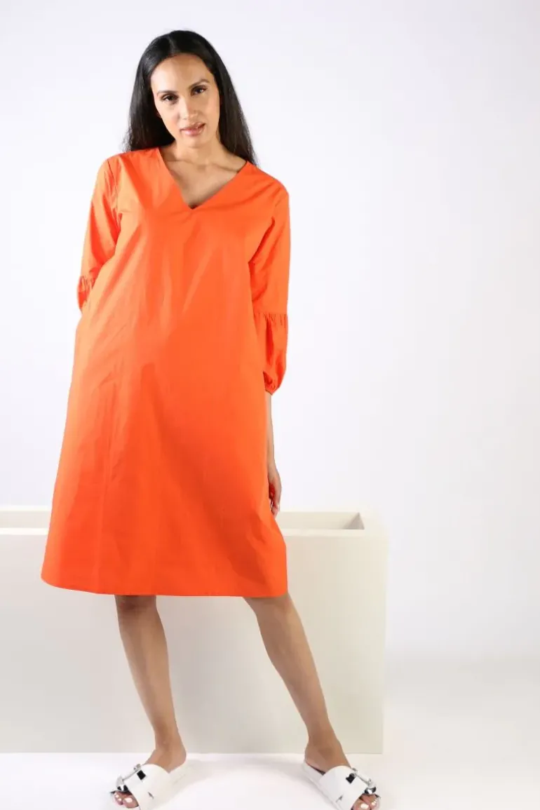 Bagruu Azrah Dress In Orange