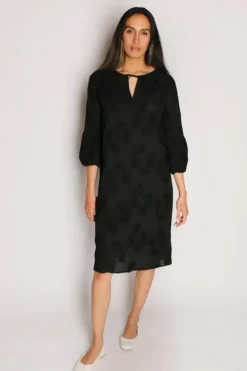 Bagruu Azrah Embroidered Dress In Black