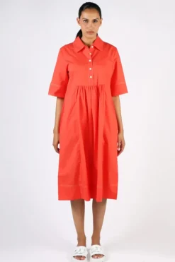 Bagruu Barley Dress In Poppy