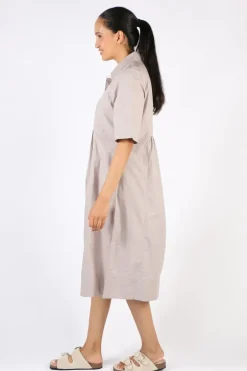 Bagruu Barley Dress In Stone