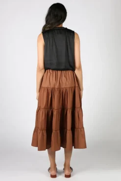 Bagruu Diwali Skirt In Bark