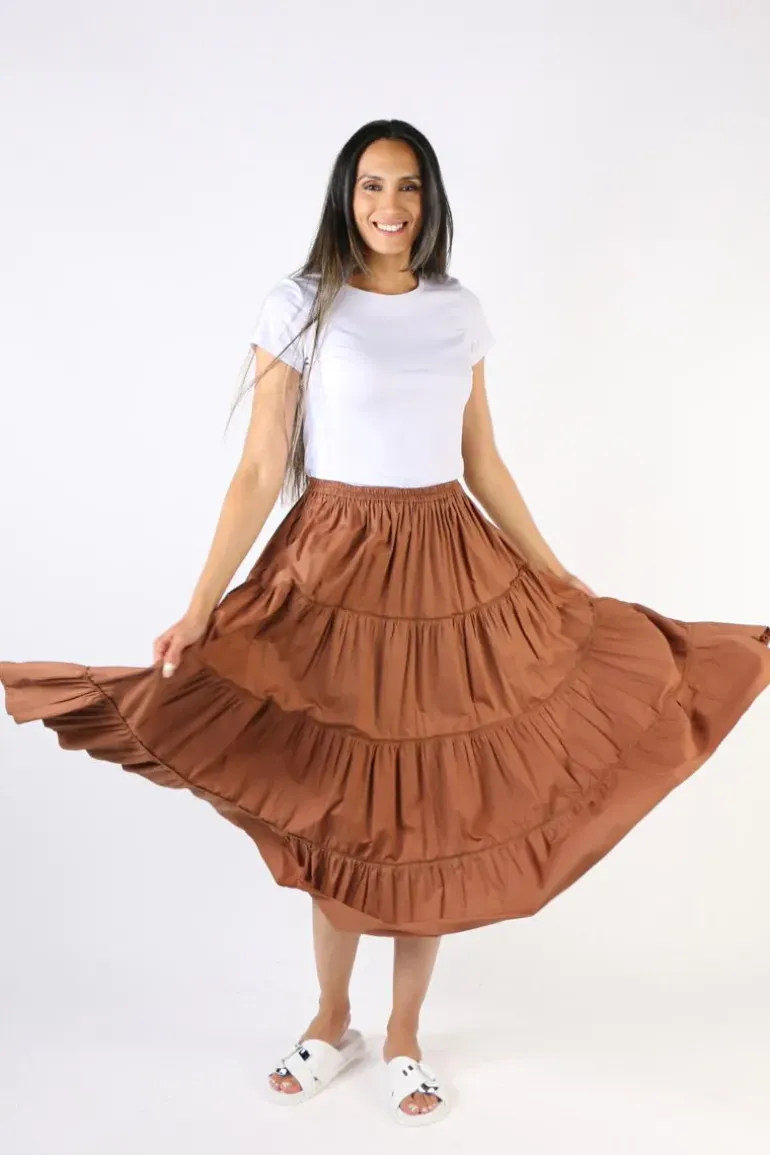 Bagruu Diwali Skirt In Bark