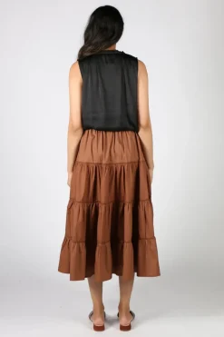 Bagruu Diwali Skirt In Bark