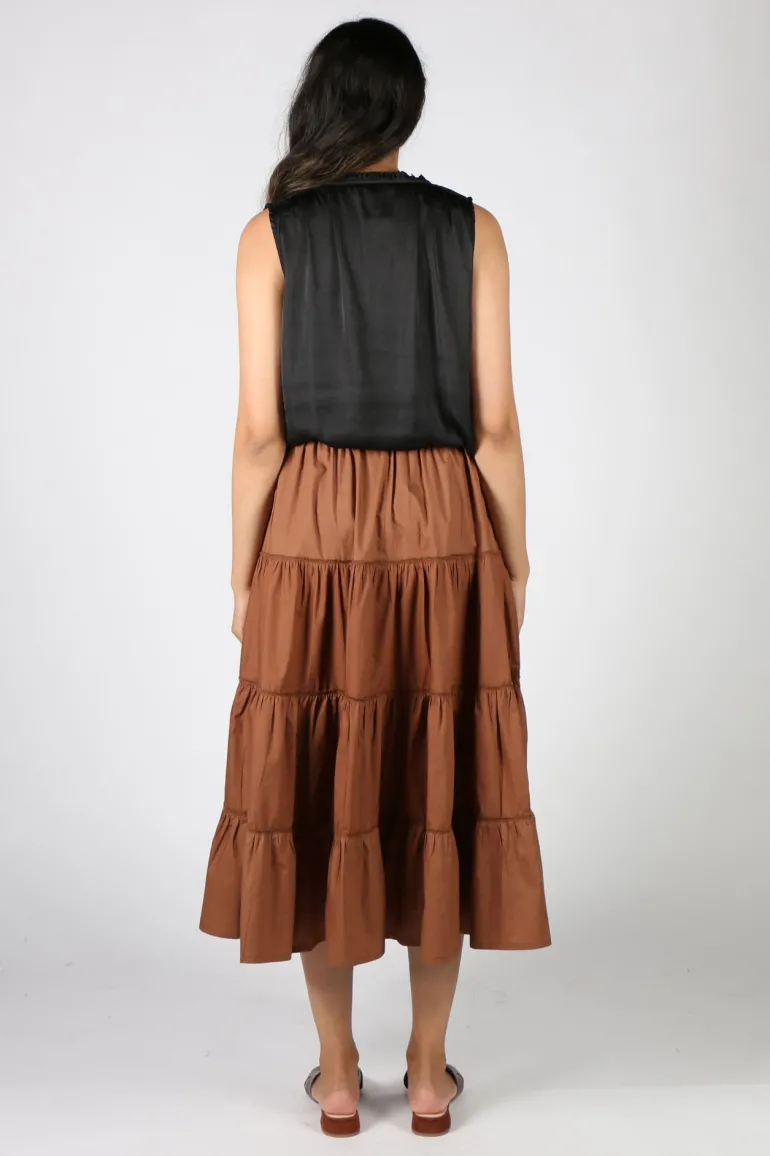 Bagruu Diwali Skirt In Bark