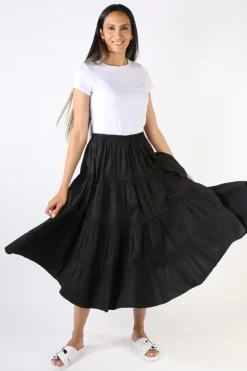Bagruu Diwali Skirt In Black