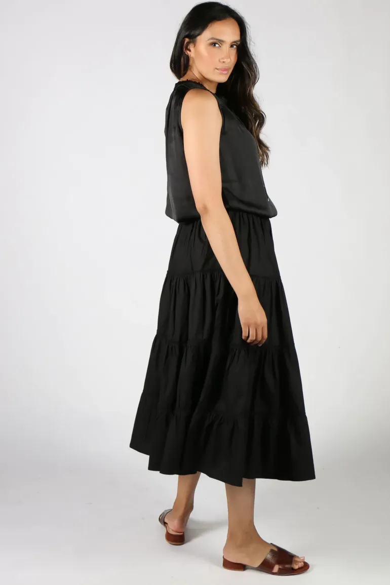 Bagruu Diwali Skirt In Black